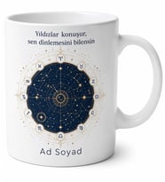 Astroloji Bağımlısı Burç Yorumcusuna Yıldız Haritası Yükselen Burç Kupa Hediye