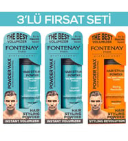Fontenay Saç Şekillendirici Pudra Toz Wax Mat Effect X2 Ve Ultra Strong 20gr 3'LÜ WAX SET
