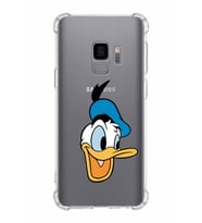 Samsung Galaxy S9  Köşe Korumalı Antişok Kapak Donald Duck Tasarımlı Şeffaf  Kılıf