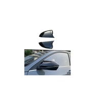 Hyundai Elantra 2021 Uyumlu Piano Black Ithal Batman Yarasa Ayna Kapağı
