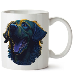 Köpek Baskılı Porselen Kupa Bardak