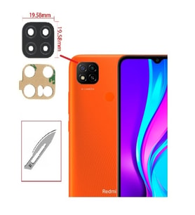 Tkgz Xiaomi Redmi 9C Arka Kamera CAM Lensi + Bistüri Ucu