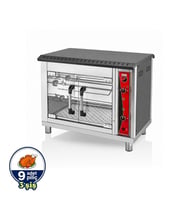 Silverinox Tüplü Set Üstü Piliç Çevirme 3 Şiş 9 Piliç