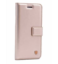 Samsung Galaxy J7 Duo Uyumlu Kılıf Zore New Delüxe Kapaklı Standlı Kılıf (Kırmızı)