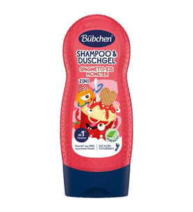 Bübchen Çocuk Şampuan&Duş Jeli 2 in 1 Spaghetti-Eis Monster 230 ml