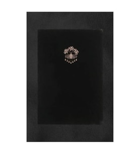Victoria's Journals Bujo Süet A5 96 Yaprak Çizgili Defter Siyah 124-1640