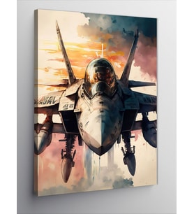 Kanvas Tablo F-14 Topgun Tomcat Savaş Uçağı