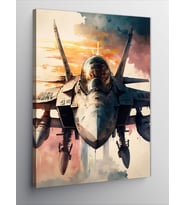 Kanvas Tablo F-14 Topgun Tomcat Savaş Uçağı