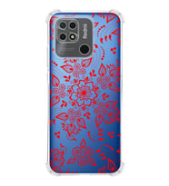 Redmi 10c  Köşe Korumalı Antişok Kapak Nostalji Desen Tasarımlı Şeffaf  Kılıf