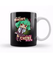 I m Not Short I m Just Chibi Size Cute Anime Girl Kupa Bardak Porselen