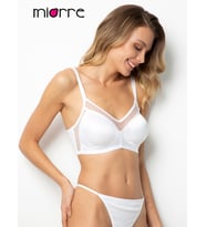 Magic Effect Tül Detaylı Balensiz Minimizer Toparlayıcı Sütyen (Beyaz)