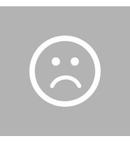Üzgün Emoji Araba Sticker siyah 16x16 CM (Beyaz)