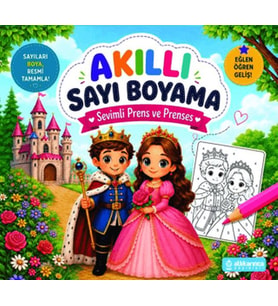 Akıllı Sayı Boyama - Sevimli Prens ve Prensesler