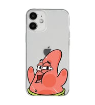 Iphone 12 Uyumlu Patrick Star Desenli Şeffaf Telefon Kılıfı