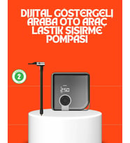 150 Psı Yüksek Basınç Kapasiteli Kablosuz Lastik Pompası