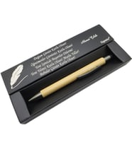 Signator® C460 Bambu Görünümlü Tükenmez Kalem  İsme Özel Kalem  Hediyelik Kalem (Karışık)