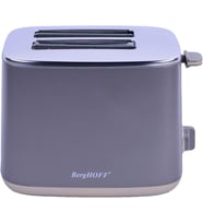 Berghoff Gem Pearl 2 Dilim Ekmek Kızartma Makinesi – 1000 W, Paslanmaz Çelik  Gri