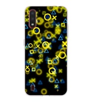 Samsung Galaxy A01 Uyumlu Kapak Semboller Tasarımlı Şeffaf Silikon Kılıf