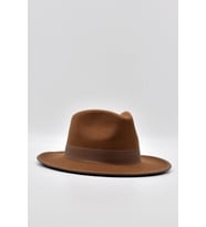 Vintage Erkek Fedora Fötr Şapka Panama İngiliz Trilby Kasket Taba