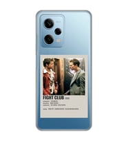 Redmi Note 12 Pro 5G Uyumlu Fight Club Minimalist Poster Desenli Şeffaf Telefon Kılıfı