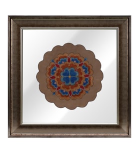 e38 EL İŞÇİLİĞİ KUMAŞ BOYAMA TABLO 36*36 CM - 6638
