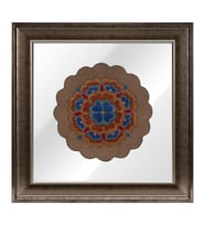 e38 EL İŞÇİLİĞİ KUMAŞ BOYAMA TABLO 36*36 CM - 6638