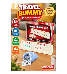 1010402 Travel Rummy Set ,Star okey