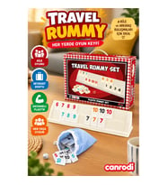 1010402 Travel Rummy Set ,Star okey