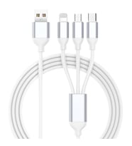 QASUL Inter Beyaz Cable Xs-013 Çoklu Sarj Kablosu Data Cable
