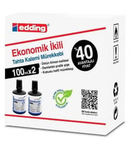 Edding Tahta Kalemi Mürekkebi 100Mlx2Li Siyah