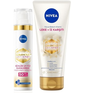 Luminous630 Karşıtı Gündüz Yüz Bakım Kremi 40Ml, İz Karşıtı Nemlendirici Vücut Bakım Kremi 200Ml