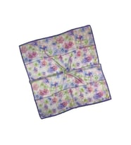 Mısırlı Eşarpları Silky Cocoon Trend Polyester Twill Sport Eşarp (İndigo)