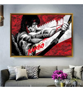Altın Çerçeveli dekoratif tablo l48 (Gold)