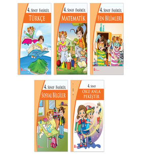 4. Sınıf Fasikül 5'li Set (Türkçe-Matematik-Fen Bilgisi-Sosyal Bilgiler-Oku Anla Pekiştir)