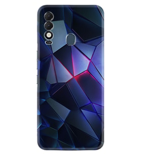 Tecno Spark 8T Kılıf Resimli Desenli Silikon Platinium Series Üçgenler 2 1872