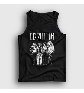 Presmono Unisex Siyah Band Led Zeppelin Atlet 95478tt