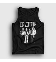 Presmono Unisex Siyah Band Led Zeppelin Atlet 95478tt