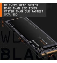 WD 500GB Black NVMe M.2 SSD-outlet
