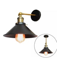 mylights  vintage tekli hareketli aplik yada avize  olarak kulanıma uygundur  1 adet fiyatıdır  (Siyah)
