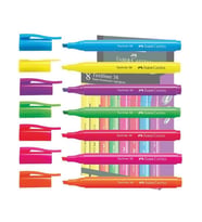 FABER-CASTELL FOSFORLU KALEM 38 NEON 8 RENK (157778)