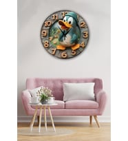 bilge Tasarım 2D GÖRÜNÜMLÜ Çocuk Odası Duvar Saati 30 x 30 CM (Karışık)