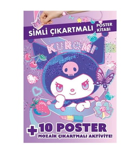 Kuromi Simli Çıkartmalı Poster Kitabı Doğan Çocuk