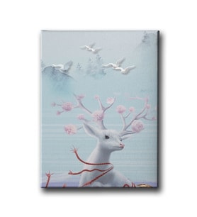 Geyik Canvas Tablo MİND525
