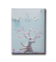 Geyik Canvas Tablo MİND525