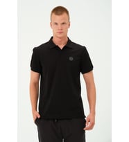 Erkek Polo Yaka Tişört Rahat Kesim Baskılı T-shirt