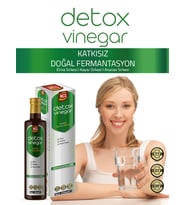 Detox Sirke 250 ml Doğal Fermantasyon Ananas Elma Avakado Yaprağı Kayısı Karnıyarık Otu Sandaloz