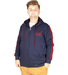 Mode XL Büyük Beden Erkek Sweatshirt Vintage Newyork 21504 İndigo