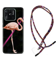 Xiaomi Redmi Note 7 8 9 Pro 10 2022 10 Pro 10S Kılıf Boyun Asklı Rasta Silikon Line Filamingo 1776