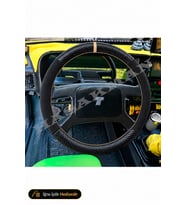 Tofaş Şahin Dikme Direksiyon Kılıfı Alcantara Süet Mat Karbon Bej Yüzük ve Dikiş 1.4-1.6-ie-Düz Motor-S-SL 1993-2002