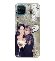 Samsung Galaxy A22/M22/M32 Uyumlu Lana Del Rey ve Taylor Swift Desenli Şeffaf Telefon Kılıfı